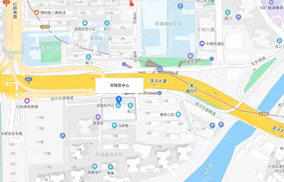 深城投中心，鹿丹大廈-均價(jià)200元/平