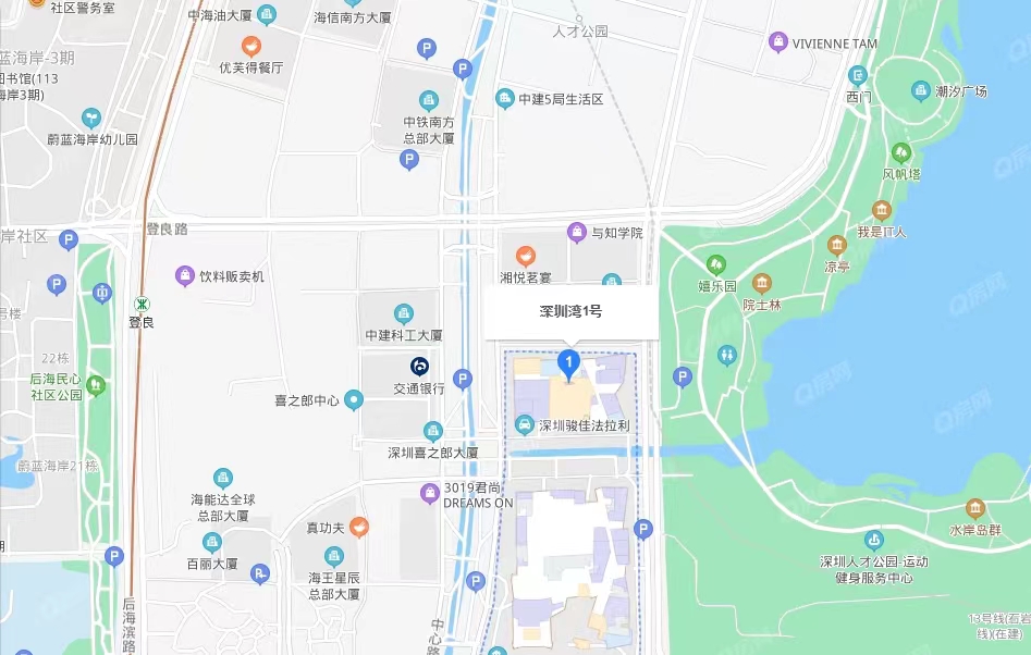 深圳灣壹號，鵬瑞深圳灣-均價380元/平