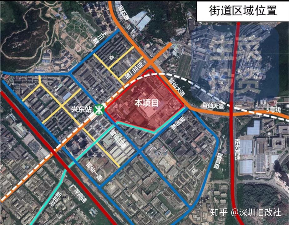 沙井街道的沙井大街片區重點城市更新單元